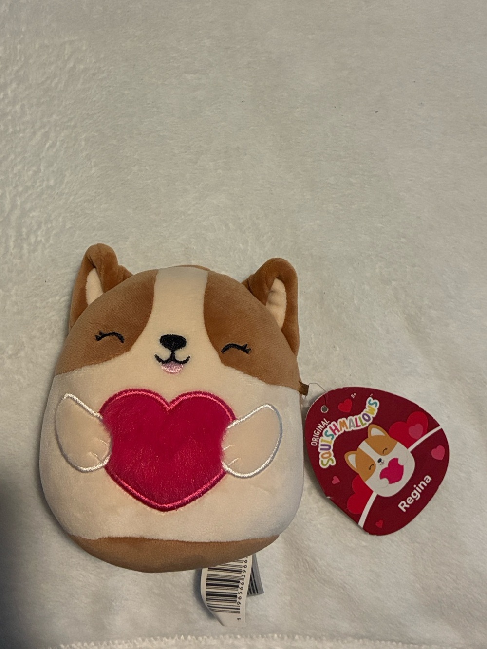 Squishmallows Regina the Corgi 5” Plush NWT